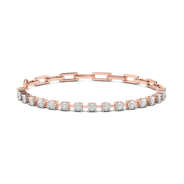 Linkin' Spark Tennis Bracelet