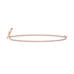 Fluted Heart Bracelet