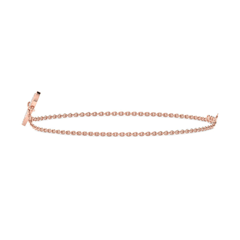 Fluted Heart Bracelet