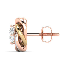 Trendy Trinity 0.5 Carat (Each) Solitaire Studs
