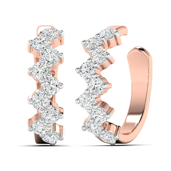 Zigzag Diamond Ear Cuff
