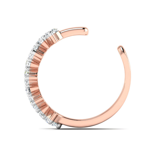 Zigzag Diamond Ear Cuff