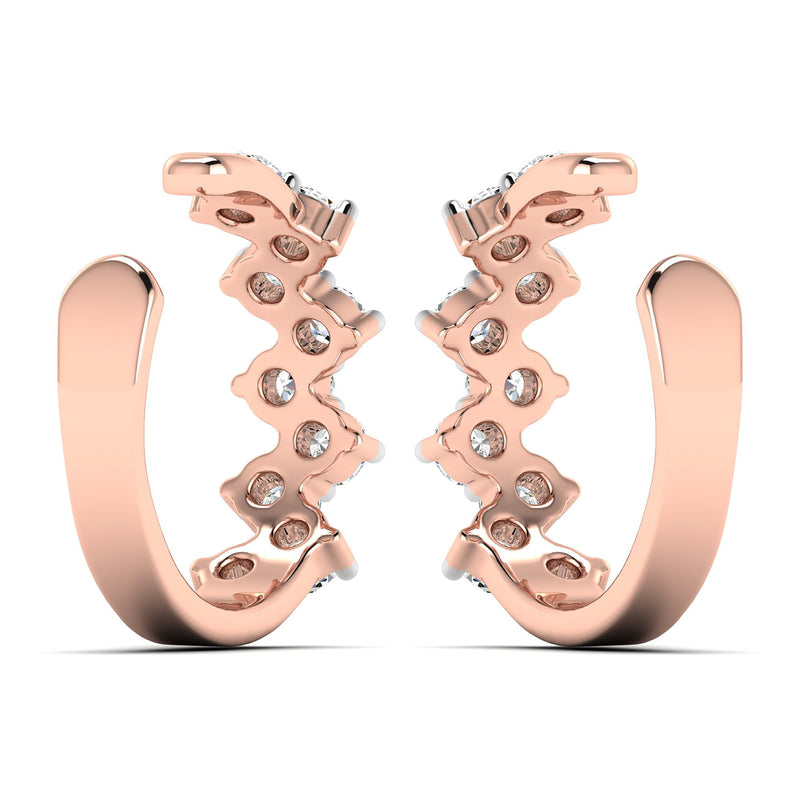 Zigzag Diamond Ear Cuff