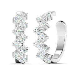 Zigzag Diamond Ear Cuff