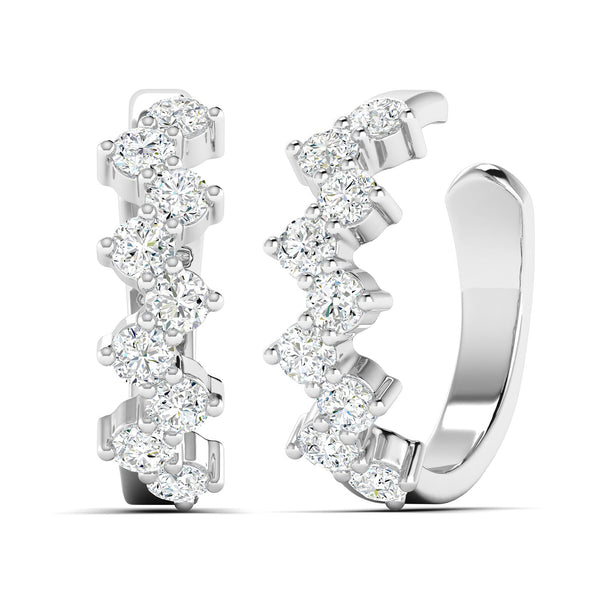 Zigzag Diamond Ear Cuff