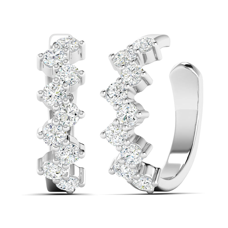 Zigzag Diamond Ear Cuff