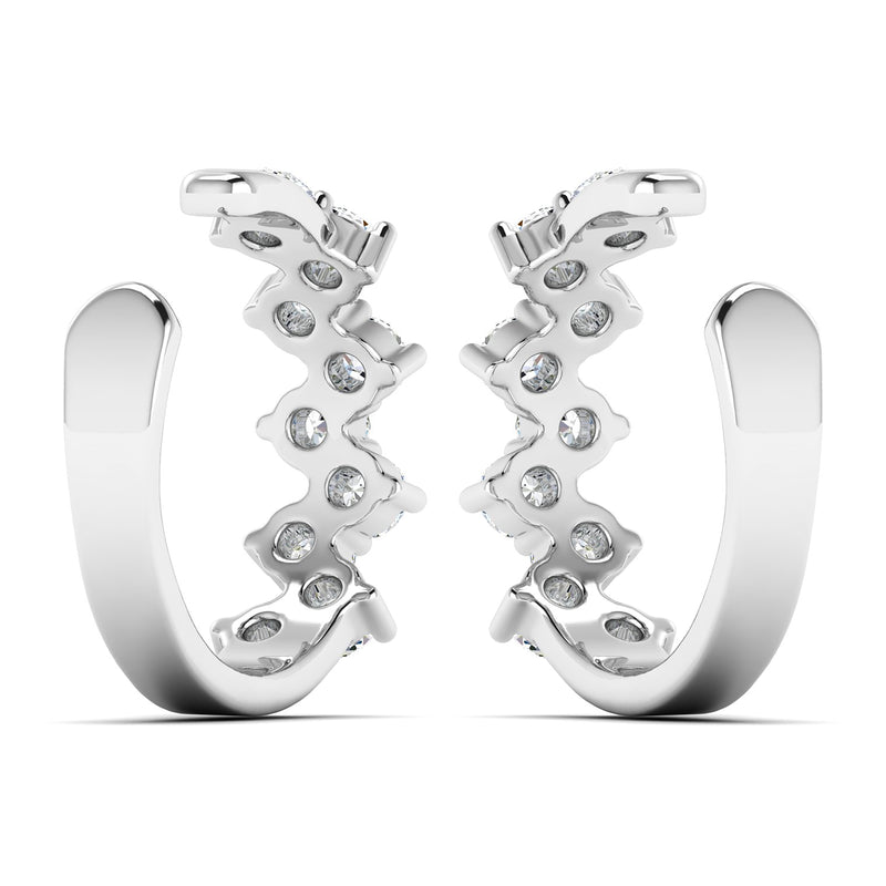 Zigzag Diamond Ear Cuff
