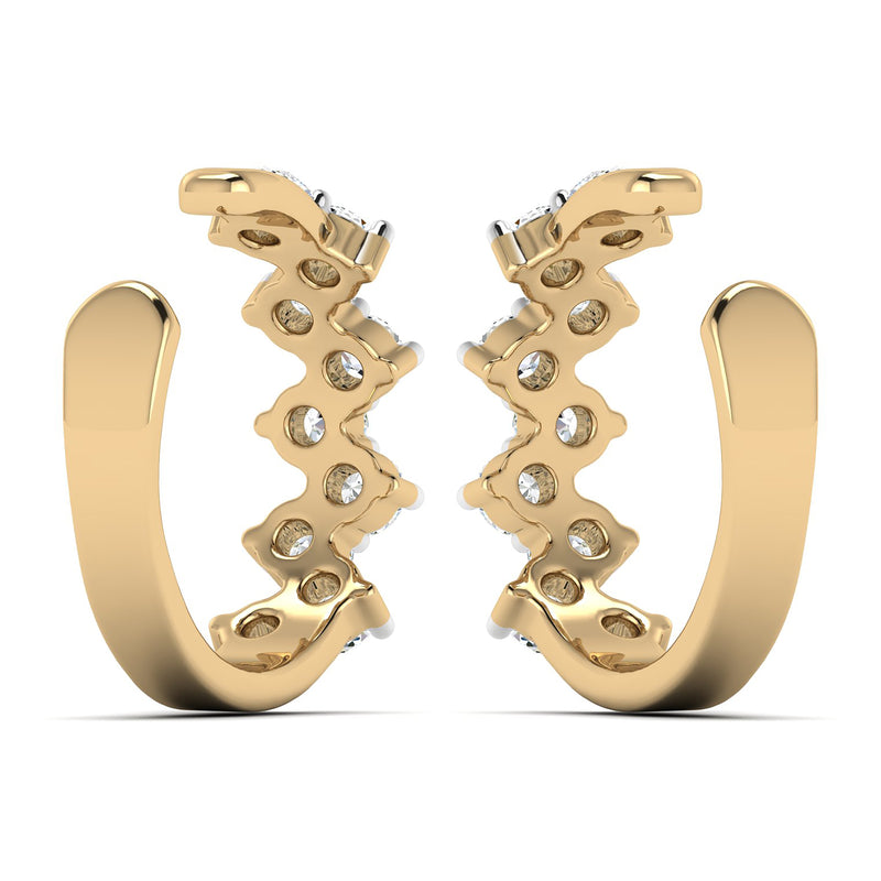 Zigzag Diamond Ear Cuff