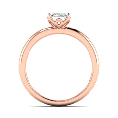 Classic 1 Carat Emerald Cut Solitaire Ring
