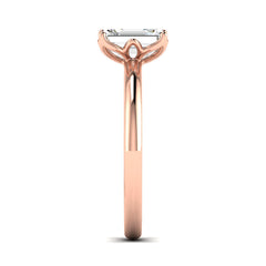 Classic 1 Carat Emerald Cut Solitaire Ring