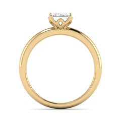 Classic 1 Carat Emerald Cut Solitaire Ring