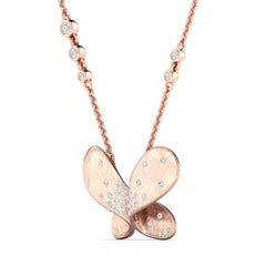 Butterfly Bling Statement Necklace