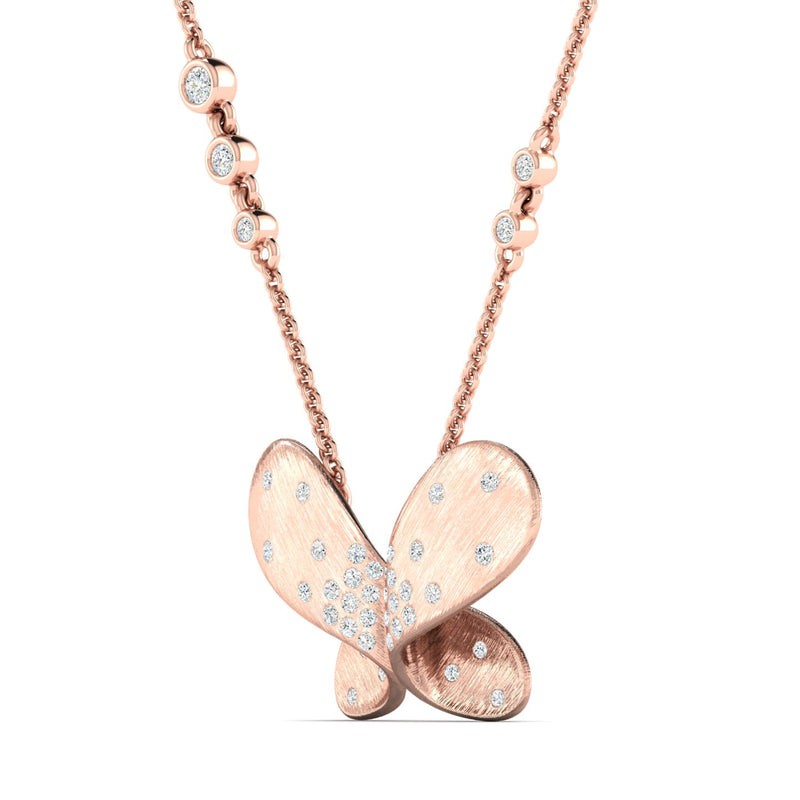 Butterfly Bling Statement Necklace