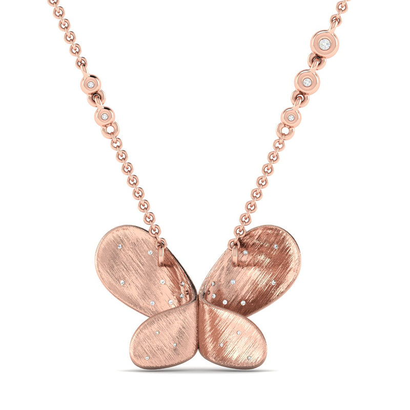 Butterfly Bling Statement Necklace
