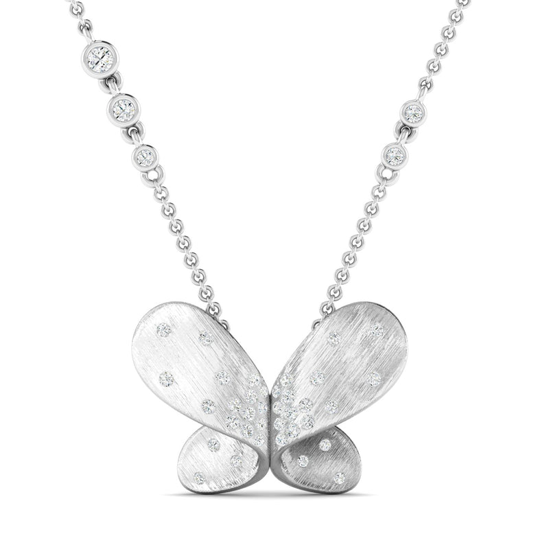 Butterfly Bling Statement Necklace