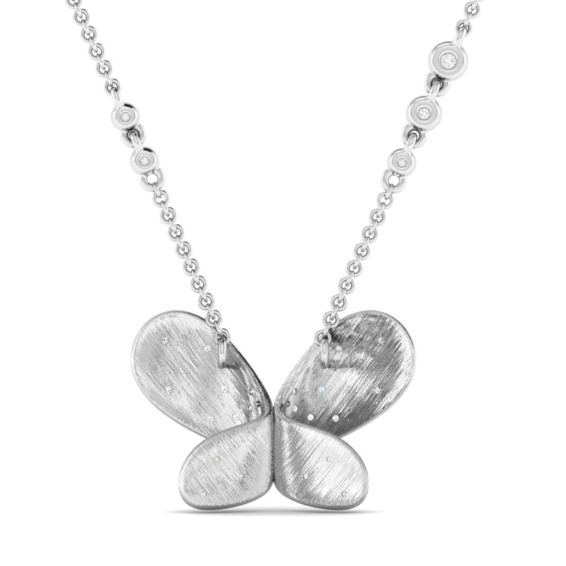 Butterfly Bling Statement Necklace