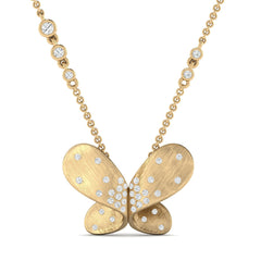 Butterfly Bling Statement Necklace
