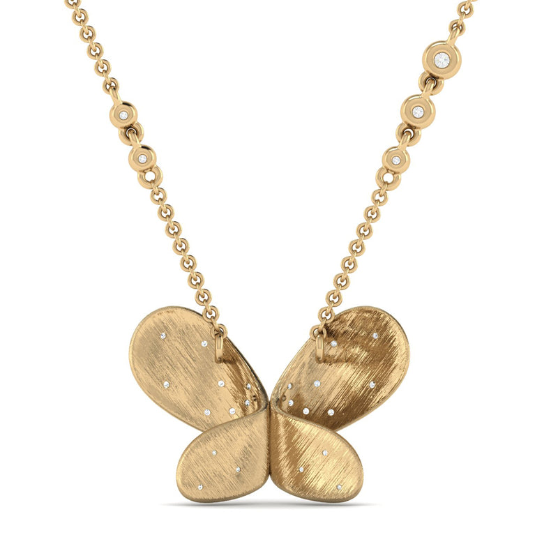 Butterfly Bling Statement Necklace