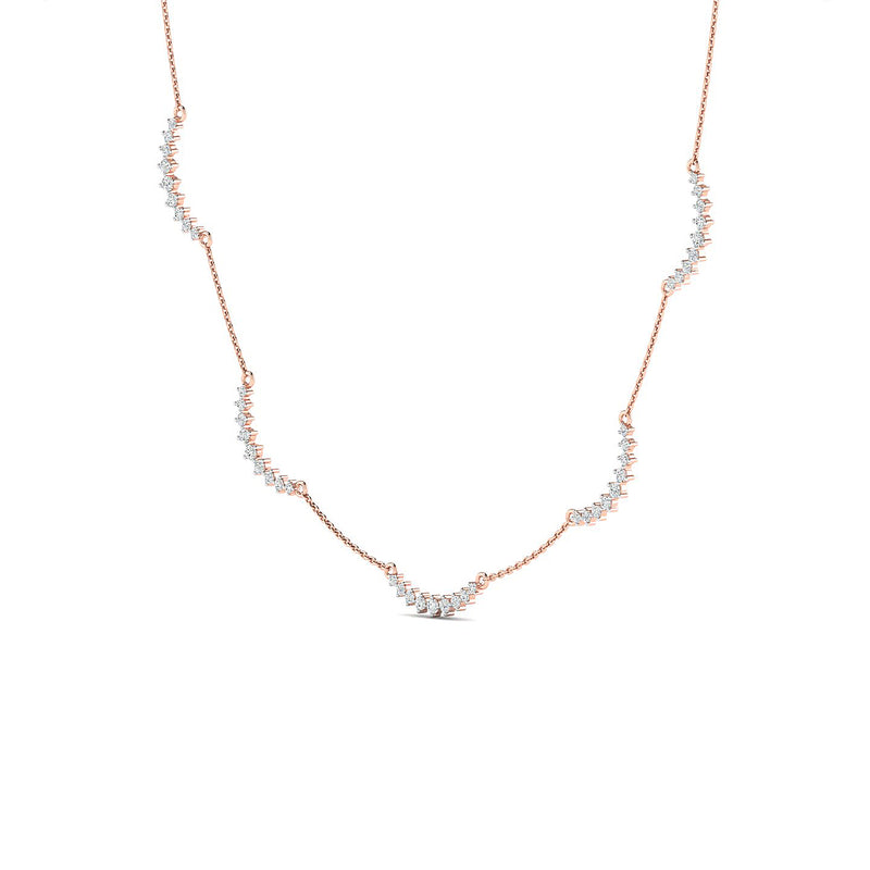 Cascading Curves Necklace