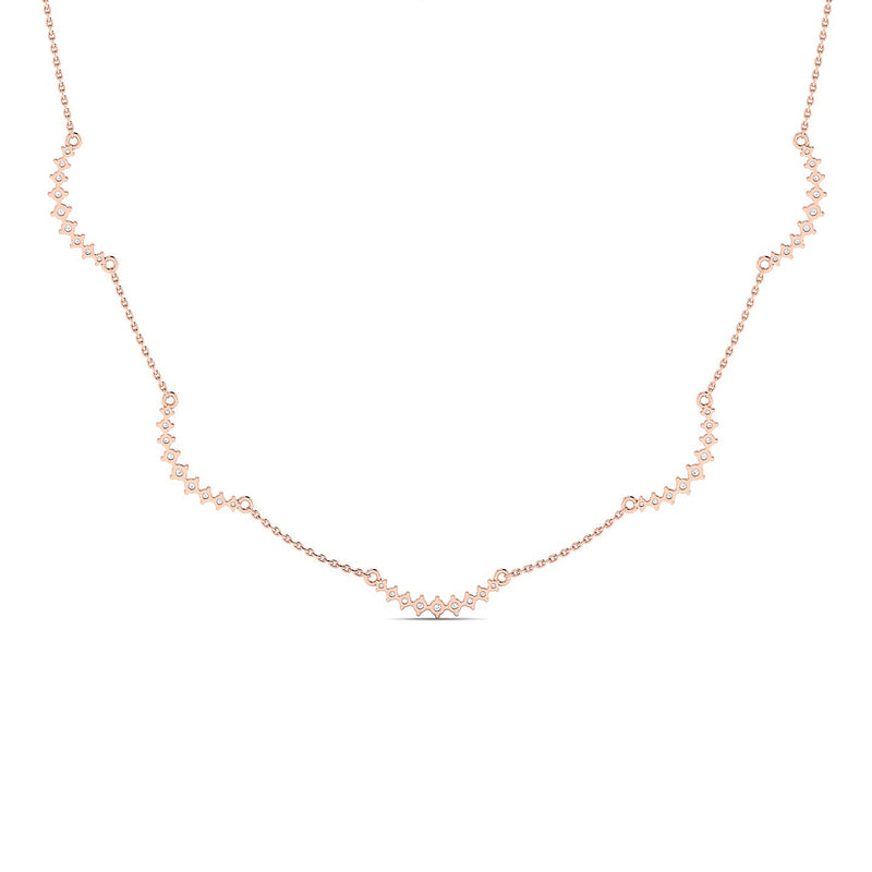 Cascading Curves Necklace