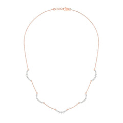 Cascading Curves Necklace