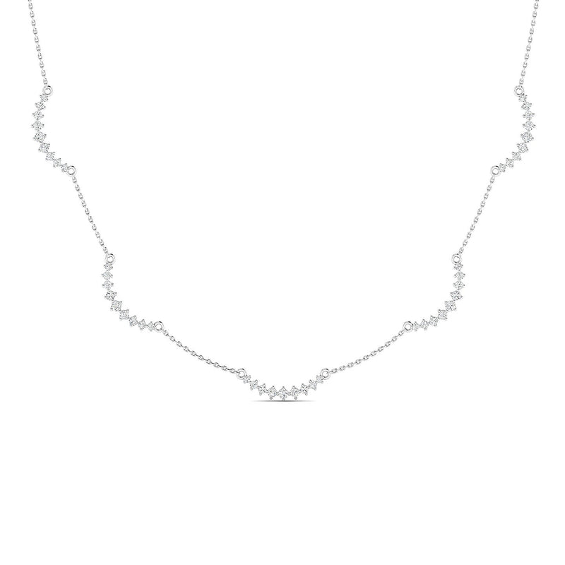 Cascading Curves Necklace