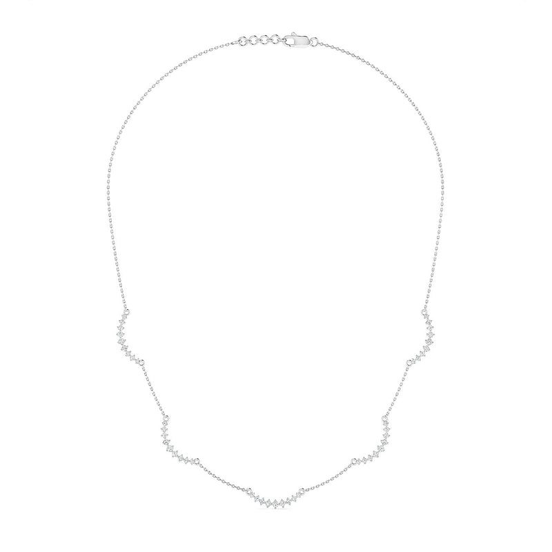 Cascading Curves Necklace