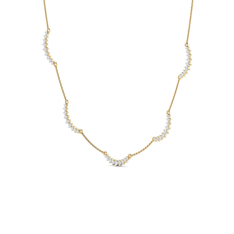 Cascading Curves Necklace