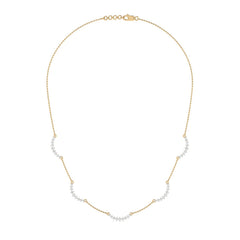 Cascading Curves Necklace