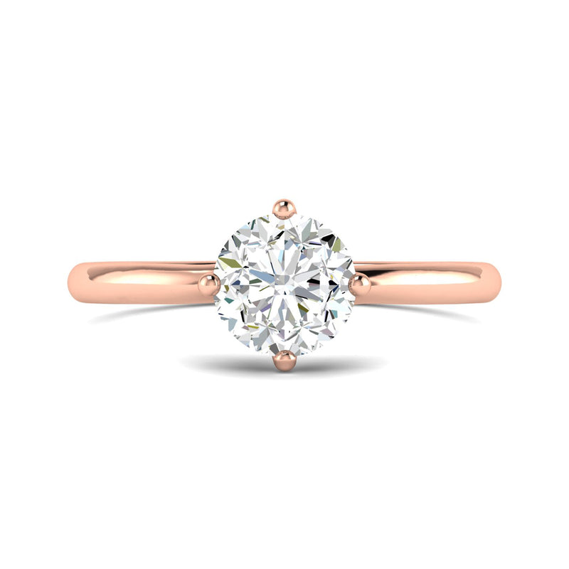 Classic 1 Carat Round Solitaire Ring