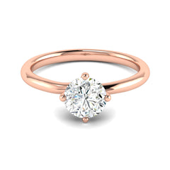 Classic 1 Carat Round Solitaire Ring