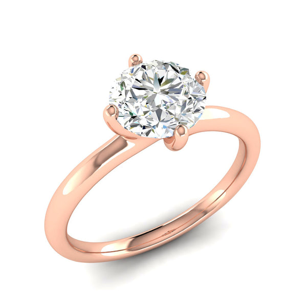 Classic 1 Carat Round Solitaire Ring