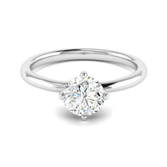 Classic 1 Carat Round Solitaire Ring