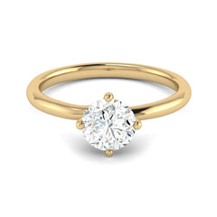 Classic 1 Carat Round Solitaire Ring