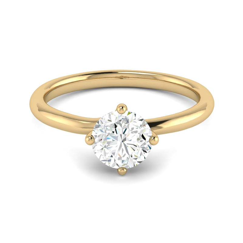 Classic 1 Carat Round Solitaire Ring