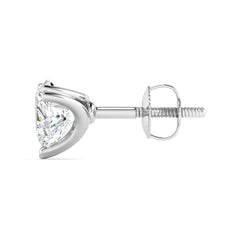 Classic 1 Carat (Each) Heart Solitaire Studs